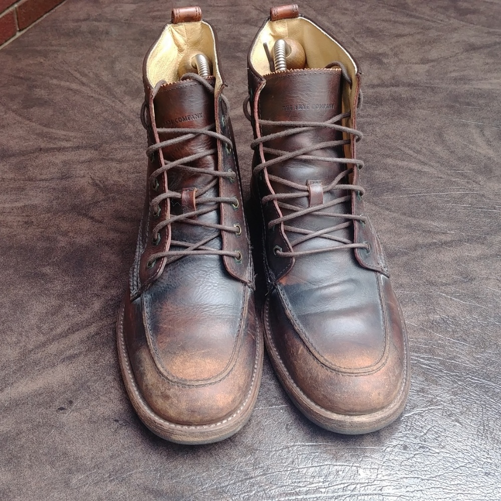 Mens Frye Phillip Vintage Style Boots SZ 10 D (fit like an 11) - Picture 3 of 7